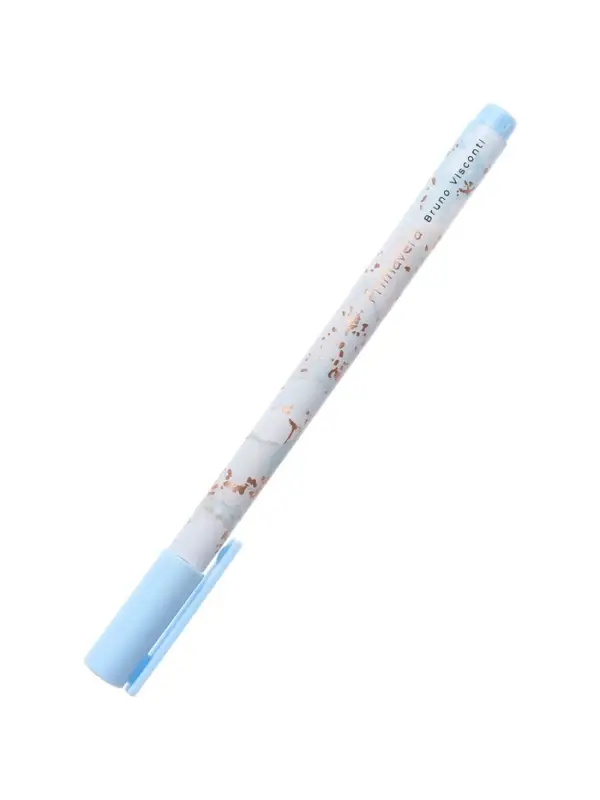 Ручка гелевая BrunoVisconti. Primavera 0.38мм, стерж/син, МИКС
