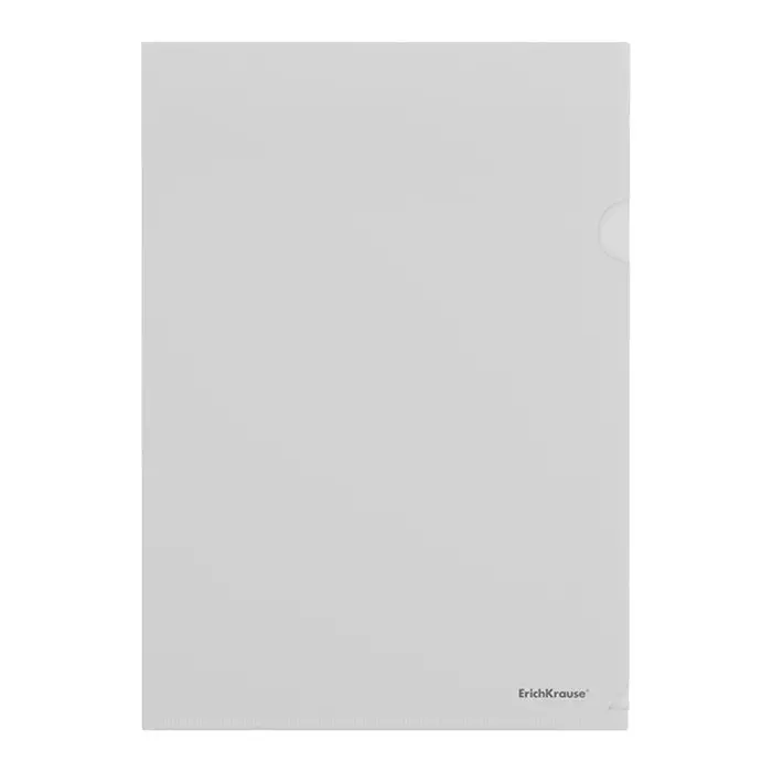 Папка-уголок А4, 120 мкм, ErichKrause Fizzy Clear, с тиснением, прозрачная Папка-уголок А4, 120 мкм, ErichKrause Fizzy Clear, с тиснением, прозрачная