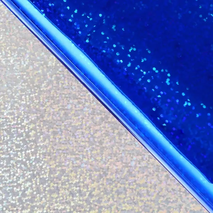 Пленка голографическая, «Конфетти», синяя, 70 см × 1 м Пленка голографическая, «Конфетти», синяя, 70 см × 1 м