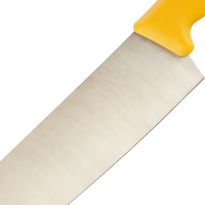 Нож поварской лез 300 мм 3Cr13  жел пластиковая ручка