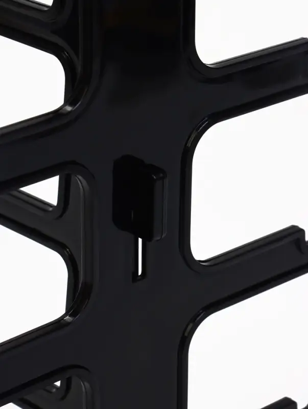 Подставка под очки, 4 места, 16&times;14.5&times;25.5 см, чёрная