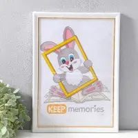 Фоторамка для фото 21&times;30 см Keep memories &laquo;Офисная&raquo;, пластик, белый, (пластик)