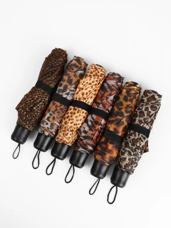 Зонт механический &laquo;Сафари&raquo;, 3 сложения, 8 спиц, R=48/55 см, d=96 см, рисунок МИКС