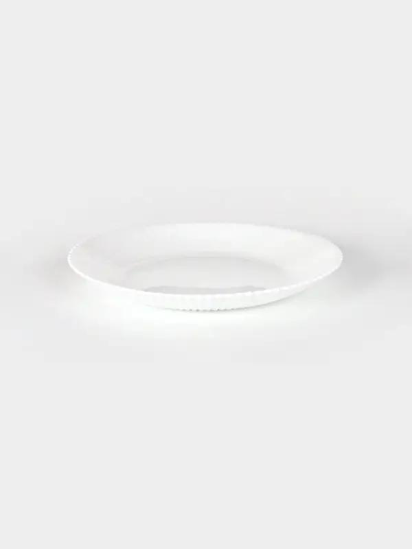 Тарелка десертная &laquo;Лунный свет&raquo;, d=17.8 см, стеклокерамика, белая