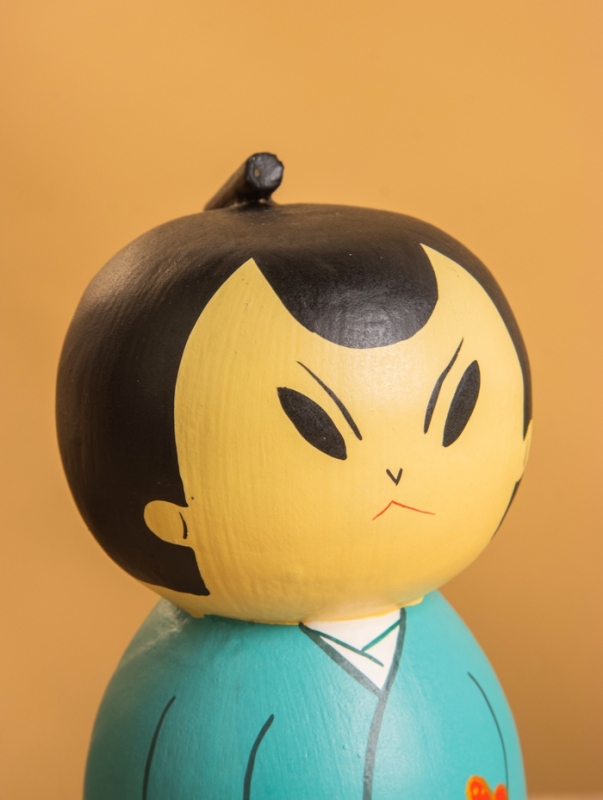 Деревянная кукла кокеши Деревянная кукла кокеши "Самурай" 7х7,5х15 см