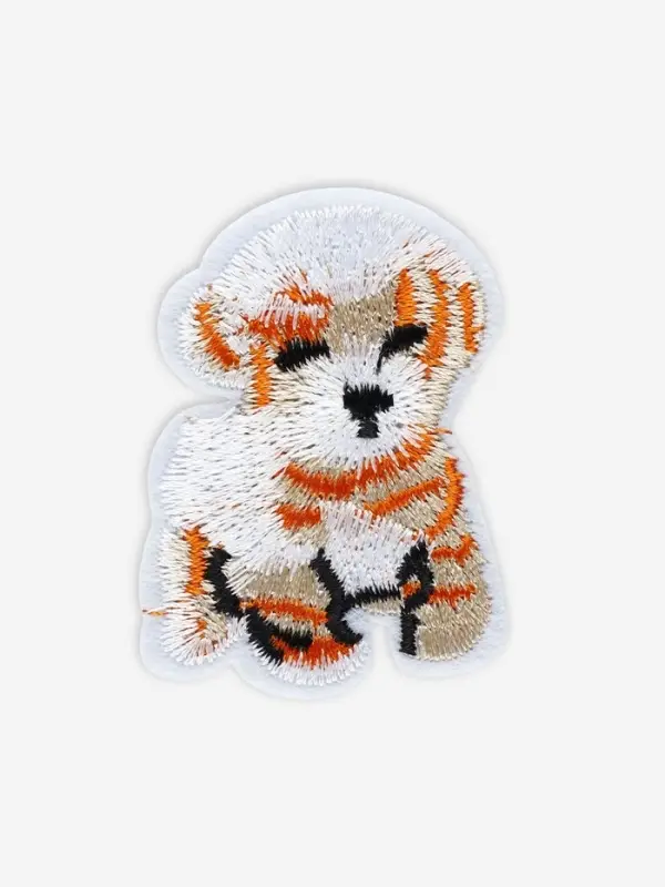 Термоаппликация &laquo;Собака&raquo;, 5.5&times;3.8 см, бежевая