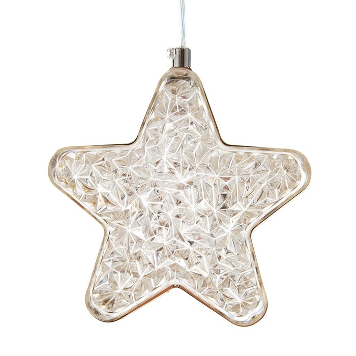 Каскад Каскад "Звезды" 10LED+3LED 128Вт ПДУ золото 40х40х200см BayerLux