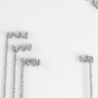 Синельная проволока &laquo;Блеск&raquo;, набор 50 шт., серебряная, 30 см