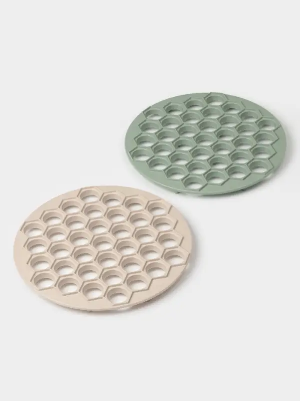 Форма для лепки пельменей phibo &laquo;Пельменница&raquo;, 37 ячеек, d=24.5 см, пластик, МИКС