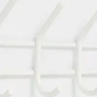 Вешалка настенная "Уют 7" 7 крючков, цвет белый