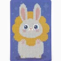 Алмазная мозаика с частичным заполнением &laquo;Зайка&raquo;, 10&times;15 см
