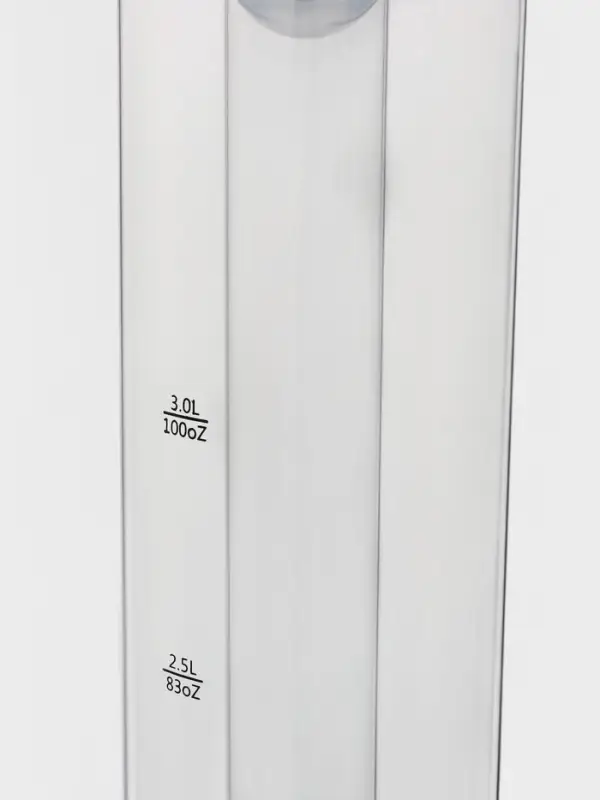 Башня пивная TowerRocket, колба 3 л, ёмкость для льда, подсветка, пластик, голубая