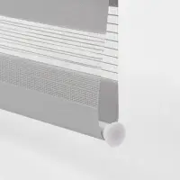 Штора рулонная 60&times;160 см &laquo;День и Ночь&raquo;, по полотну 56&times;160 см, цвет стальной