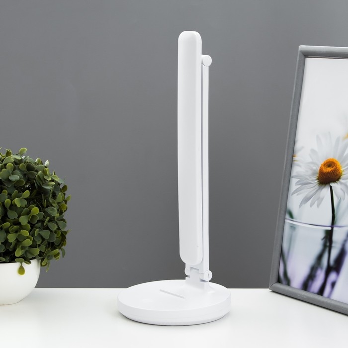 Настольная лампа сенсорная «Ларси» LED 6 Вт USВ белый 28×13.5×33 см Настольная лампа сенсорная «Ларси» LED 6 Вт USВ белый 28×13.5×33 см