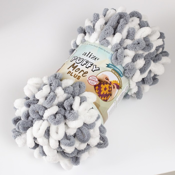 Пряжа "Puffy More Plus" 100 % микрополиэстер 11м/250г  (8008)