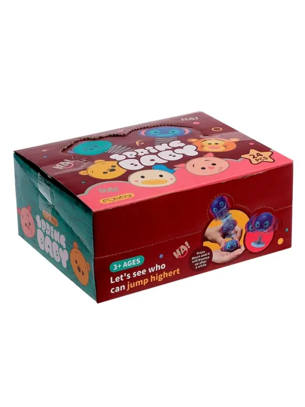 Фигурка животного «Прыгающие малыши», антистресс, на присоске, МИКС