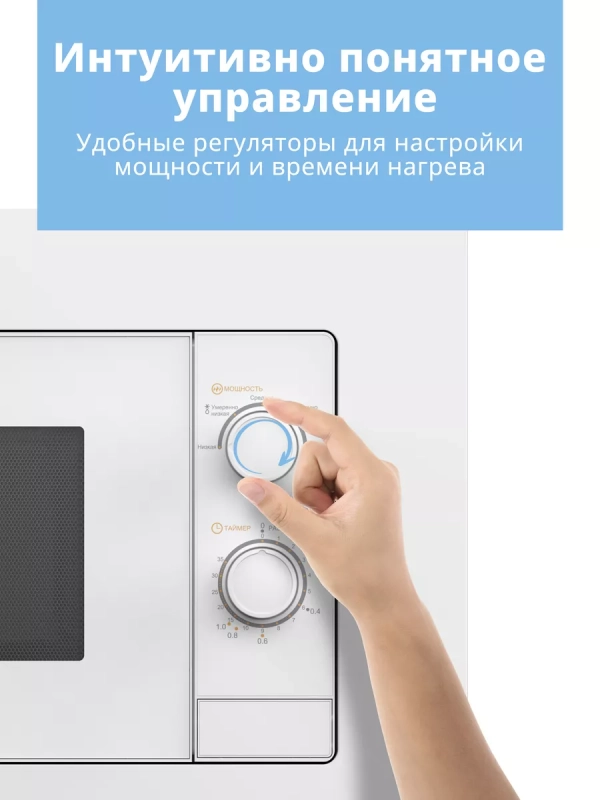 Встраиваемая микроволновая печь CBM2000W, 20 л, 5 мощностей Встраиваемая микроволновая печь CBM2000W, 20 л, 5 мощностей