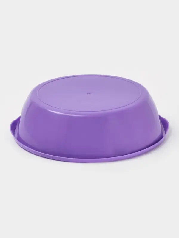 Таз 3л с ручками круг, цвет МИКС