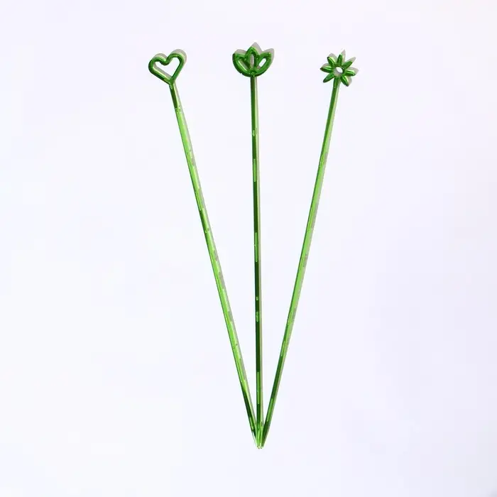 Опора для орхидей, h = 44 см, пластик, зелёная, МИКС Опора для орхидей, h = 44 см, пластик, зелёная, МИКС