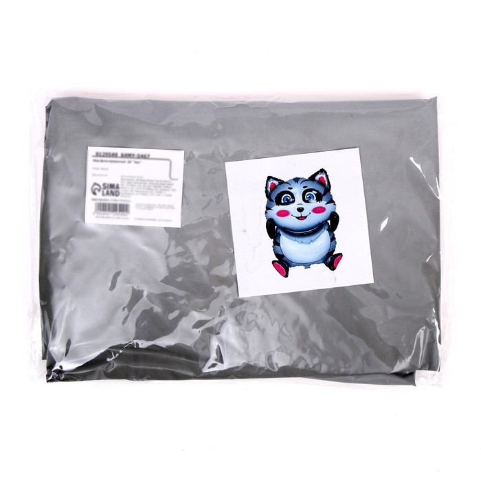 Шар фольгированный 30" &laquo;Кот&raquo;, под воздух