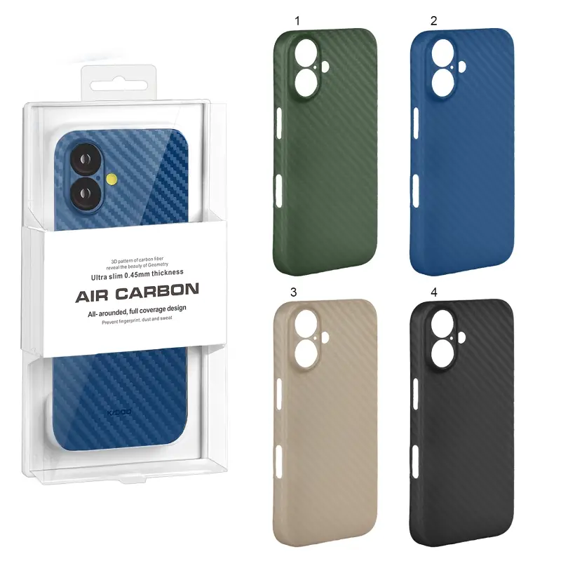 Чехол iPh 16 Plus Air Carbon K-DOO Чехол iPh 16 Plus Air Carbon K-DOO