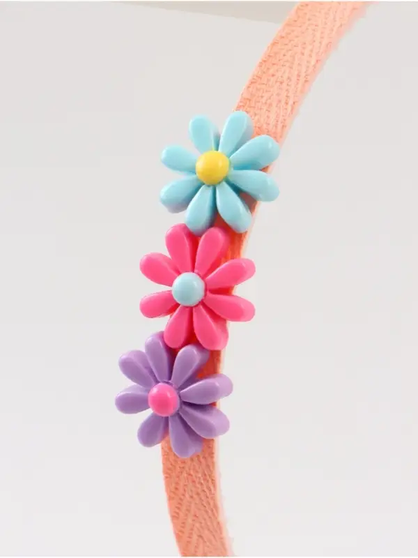 Ободок для волос «Цветы» розовый, Винкс