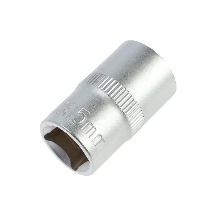 Головка торцевая шестигранная ТУНДРА, под квадрат 1/2 Головка торцевая шестигранная ТУНДРА, под квадрат 1/2", 15 мм, CrV