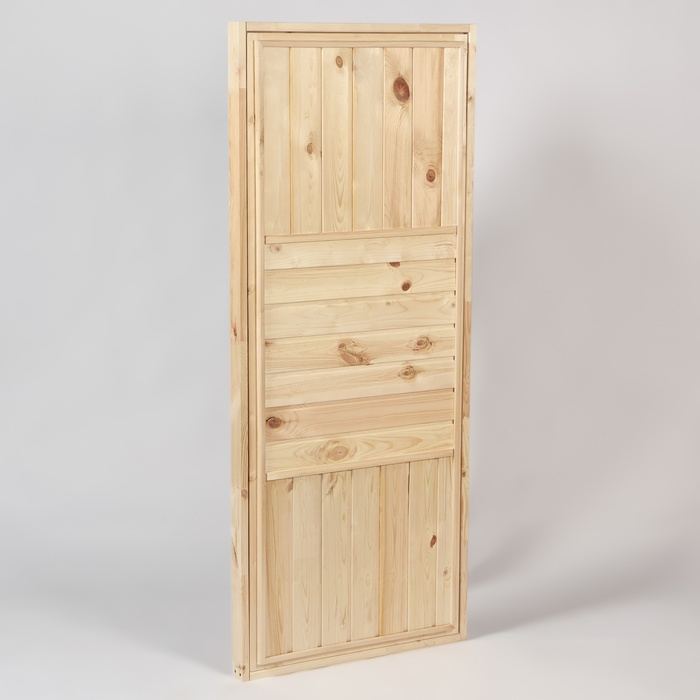 Дверь для бани и сауны ХВОЯ 170х70 см Дверь для бани и сауны ХВОЯ 170х70 см