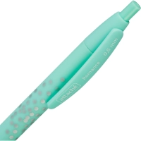 Ручка шариковая автомат. Attache Romance масл Soft touch,зел корп,син