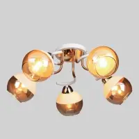 Люстра потолочная BayerLux &laquo;Анден&raquo;, 5хЕ27, 40 Вт, бело-золотой, 57&times;57&times;22 см