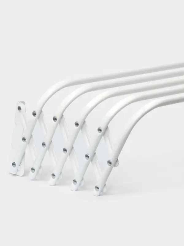 Сушилка для белья настенная, 90 см, белая