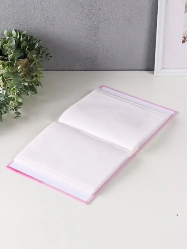 Фотоальбом 200 фото 10X15см, "Цветок и бабочки",  ПП карм.