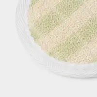 Мочалка для тела натуральная Доляна, с резинкой, 11.5&times;8 см, МИКС