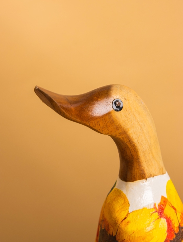 Сувенир «Утка в цветах», 13×10×23 см, дерево Сувенир «Утка в цветах», 13×10×23 см, дерево