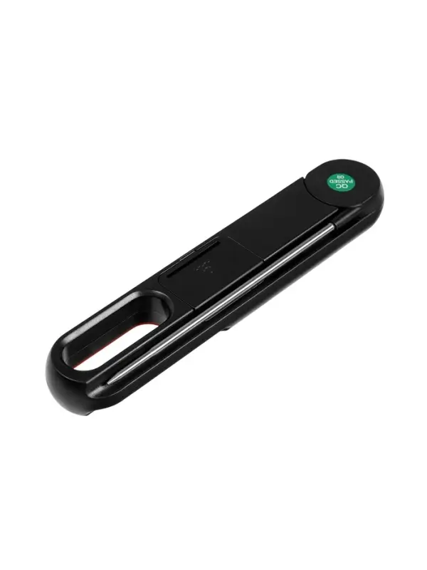 Термометр (термощуп) кухонный, электронный, со складным щупом, чёрный