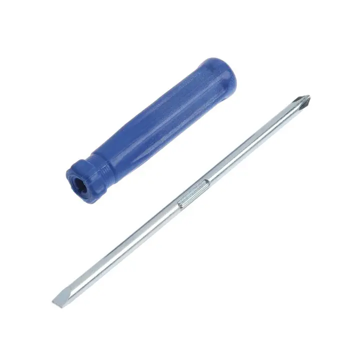 Отвертка комбинированная ТУНДРА, 2 в 1, пластиковая рукоятка, PH2/SL6×75 мм