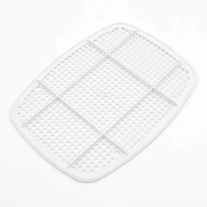 Туалет для кошек &laquo;Айша&raquo; S, 45&times;35&times;18.5 с, с высоким бортом и сеткой, пластик, оранжевый