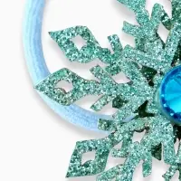 Резинка для волос &laquo;Снежинки&raquo;, набор 2 шт, Холодное сердце