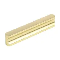 Ручка - скоба мебельная CAPPIO RSC022, алюминий, м/о 64 мм, цвет сатиновое золото