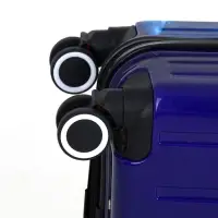 Чемодан детский на колёсах 41 л (S), на молнии, с кодовым замком, 4 колеса, синий