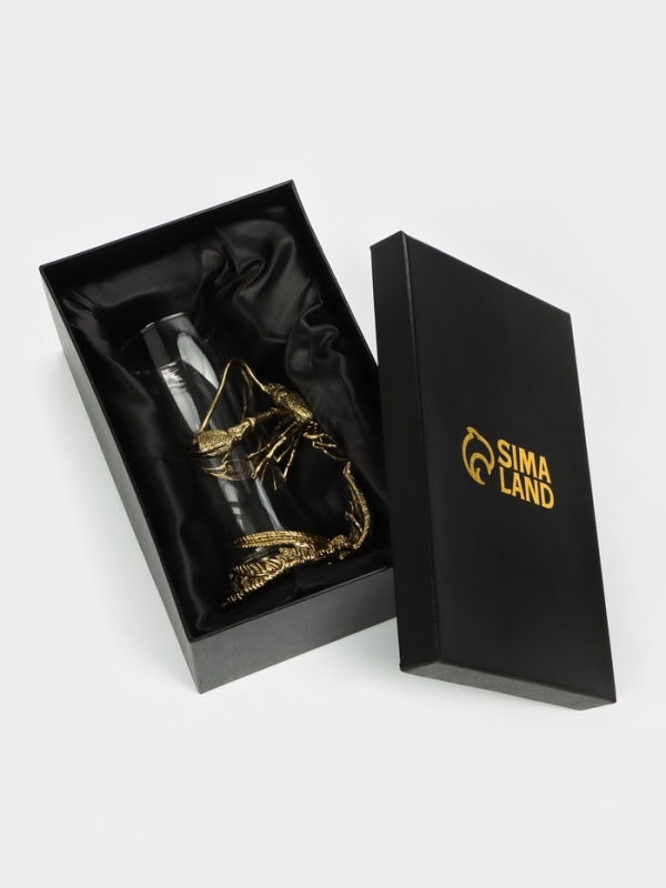 Бокал для пива Бокал для пива "Рак", золото