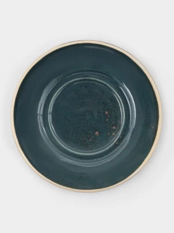 Чайная пара Хорекс Blu reattivo, 2 предмета: чашка 200 мл, блюдце d=15.5 см, фарфор, синяя