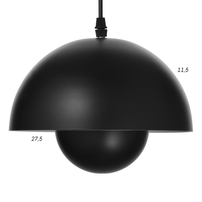 Светильник BayerLux 2278/1BK E27 40Вт черный 22х22х18,5-118,5 см