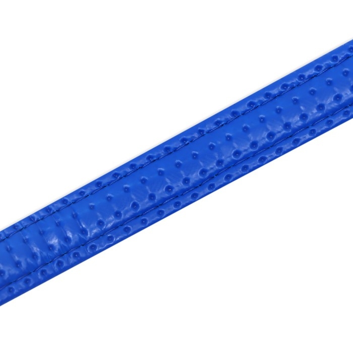 Ошейник Ошейник "Комфорт" комбинированный (полиэстер, искусственная кожа), 39 х 1,5 см, ОШ 26-33 см, синий 6