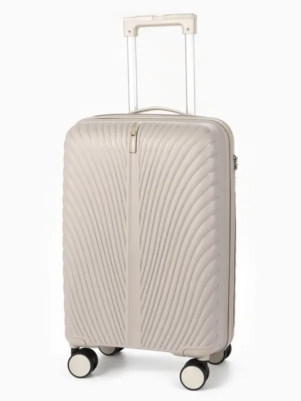 Чемодан на колёсах, 20", кодовый замок, 36&times;20&times;54 см, бежевый
