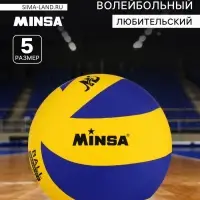Волейбольный мяч MINSA, клееный, 8 панелей, р. 5, PVC