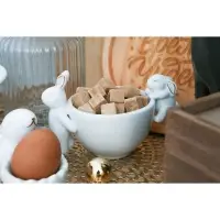 Салатник Доляна &laquo;Зайка в золотом&raquo;, 240 мл, 15.5&times;10&times;10 см