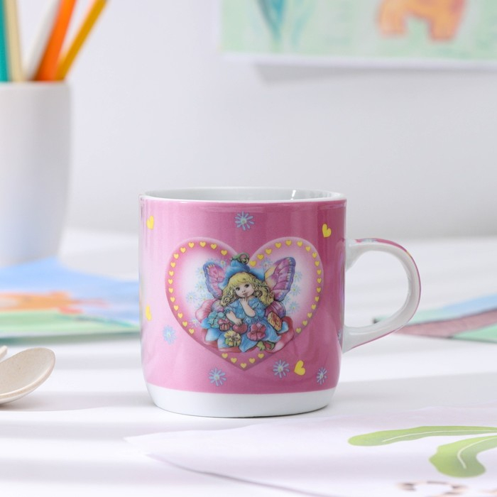 Набор детской посуды из керамики Доляна «Дюймовочка», 3 предмета: кружка 230 мл, миска 400 мл, тарелка d=18 см,цвет белый Набор детской посуды из керамики Доляна «Дюймовочка», 3 предмета: кружка 230 мл, миска 400 мл, тарелка d=18 см,цвет белый