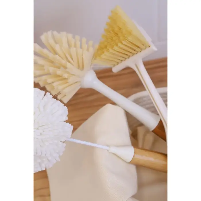 Щётка для посуды Доляна Meli, бамбуковая ручка, треугольная, 26 см Щётка для посуды Доляна Meli, бамбуковая ручка, треугольная, 26 см