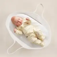 Корзина для хранения SL Home, с матрасом, плетёная, ручной работы, 70&times;38&times;25 см, белая